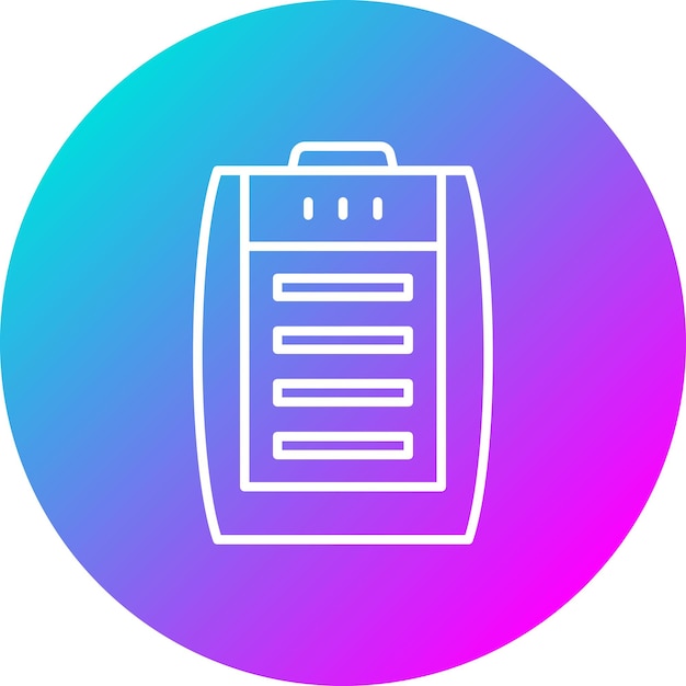 El icono vectorial del calentador de aire se puede utilizar para el conjunto de iconos de energía renovable