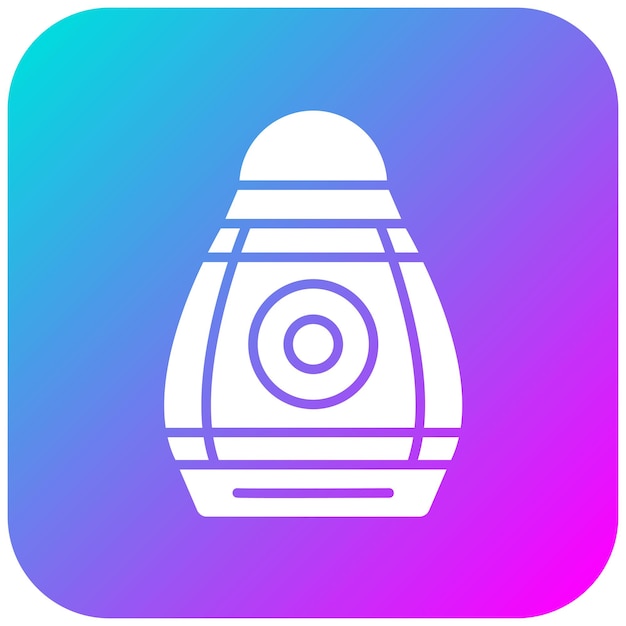 El icono vectorial de la cápsula espacial se puede usar para el conjunto de iconos de tecnología espacial
