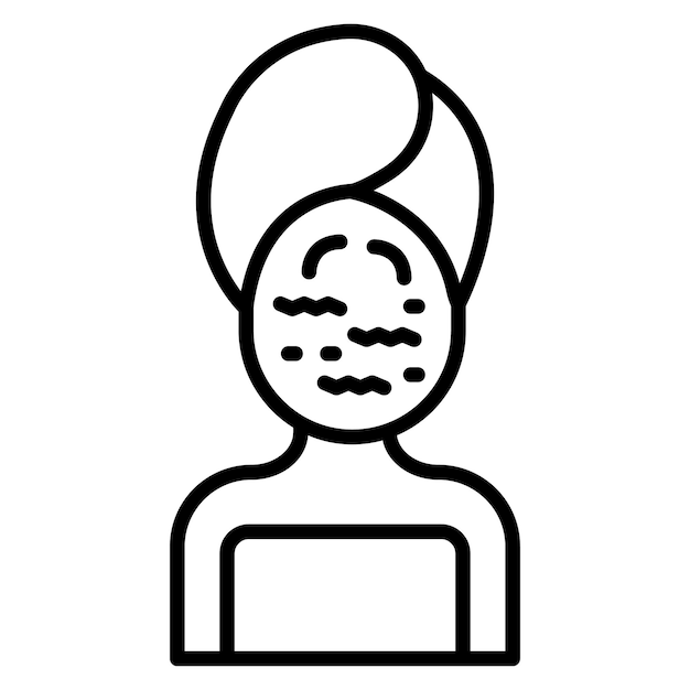 El icono vectorial de la cara arrugada se puede utilizar para el conjunto de iconos de comodidad