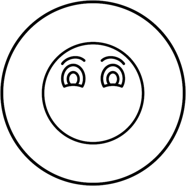Sin icono vectorial de cara boca Se puede usar para el conjunto de iconos de emoji