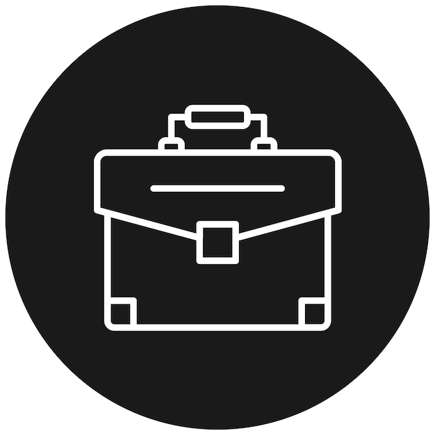 El icono vectorial de cartera se puede utilizar para el conjunto de iconos de marketing en línea
