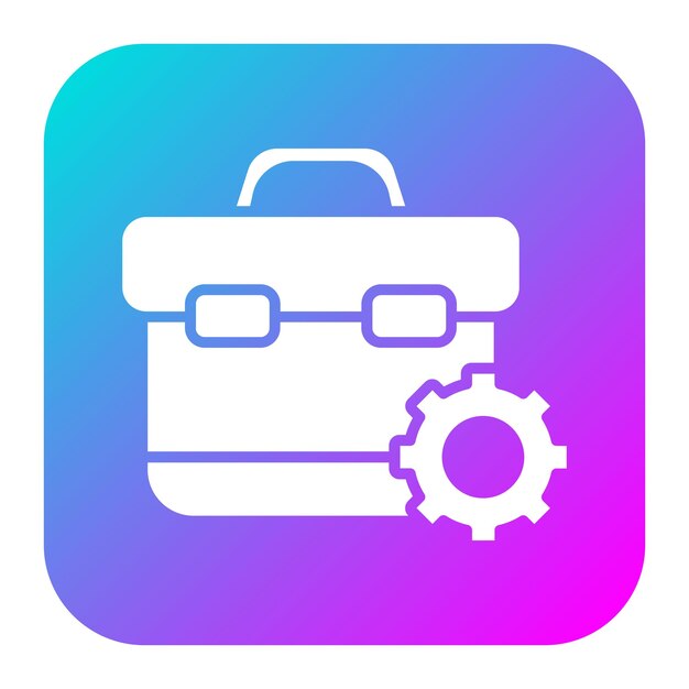 El icono vectorial de cartera se puede utilizar para el conjunto de iconos de negocios y finanzas