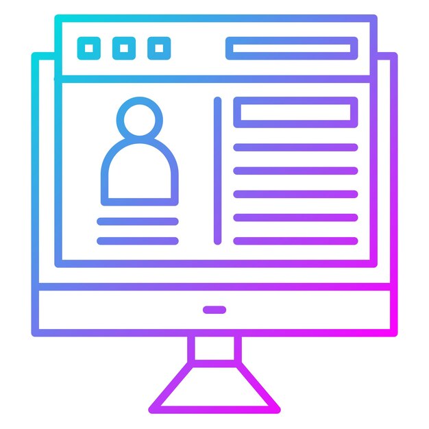 El icono vectorial de la cartera web se puede utilizar para el conjunto de iconos SEO y SEM