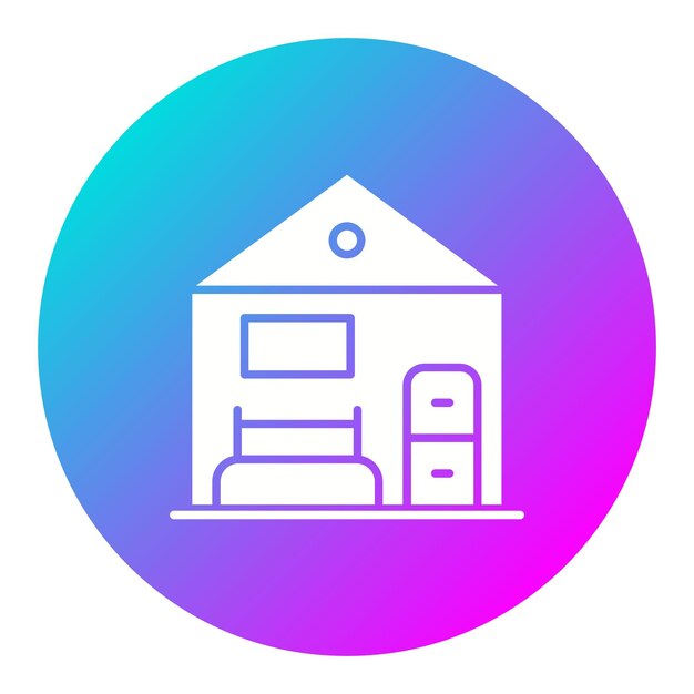 El icono vectorial de la Casa de Muñecas se puede usar para el conjunto de iconos de juguetes para niños
