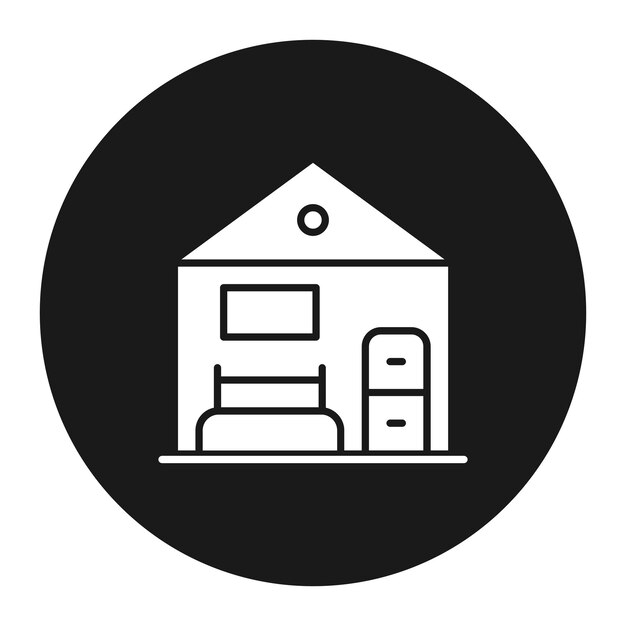 El icono vectorial de la Casa de Muñecas se puede usar para el conjunto de iconos de juguetes para niños