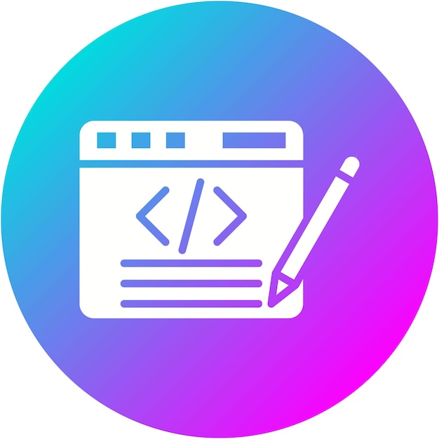 El icono vectorial de casos de prueba se puede utilizar para el conjunto de iconos de programación informática