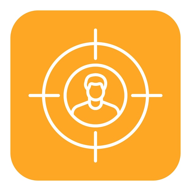 El icono vectorial de caza de cabezas se puede utilizar para el conjunto de iconos de búsqueda de empleo