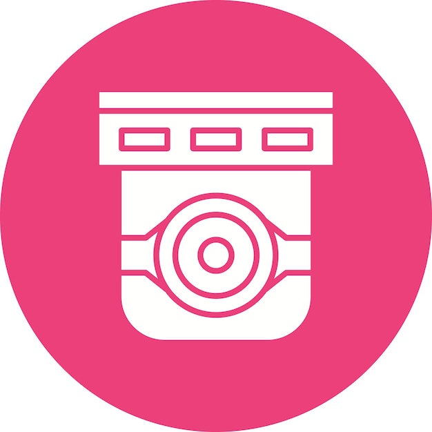 El icono vectorial de CCTV se puede utilizar para el conjunto de iconos de dispositivos electrónicos