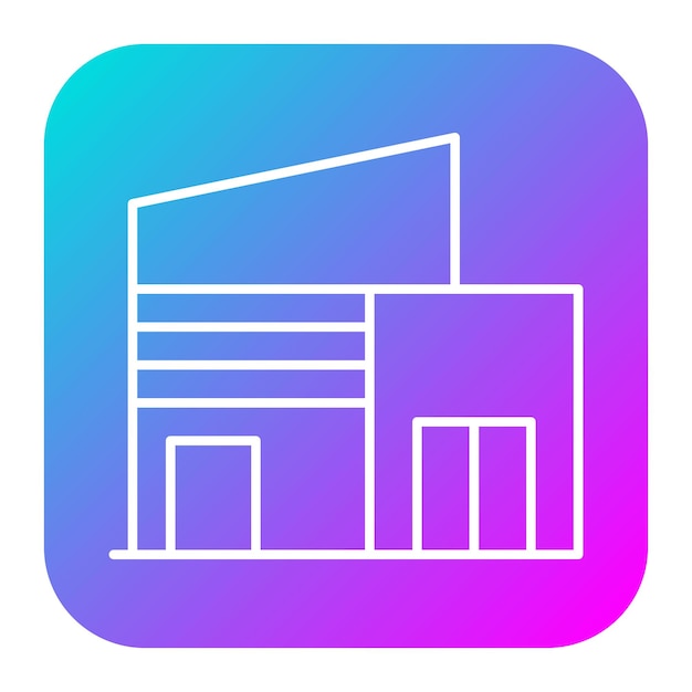 El icono vectorial del centro comercial se puede utilizar para el conjunto de iconos de tiendas y tiendas