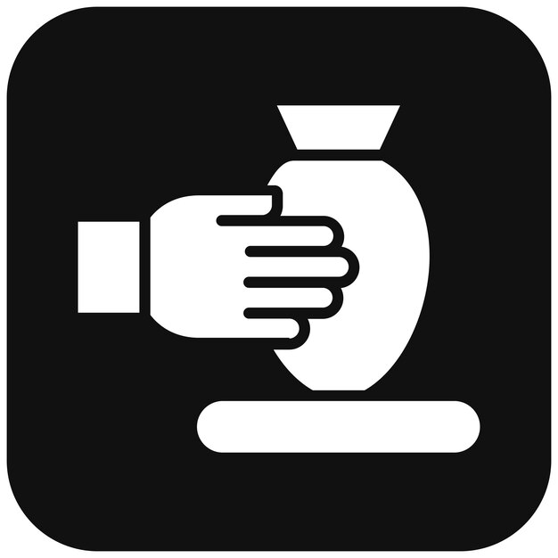 El icono vectorial de cerámica se puede utilizar para el conjunto de iconos de Art and Craft Supplies