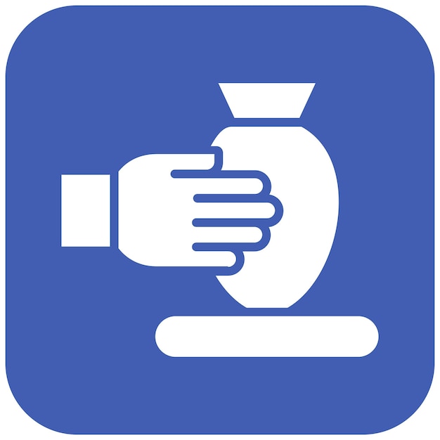 El icono vectorial de cerámica se puede utilizar para el conjunto de iconos de Art and Craft Supplies