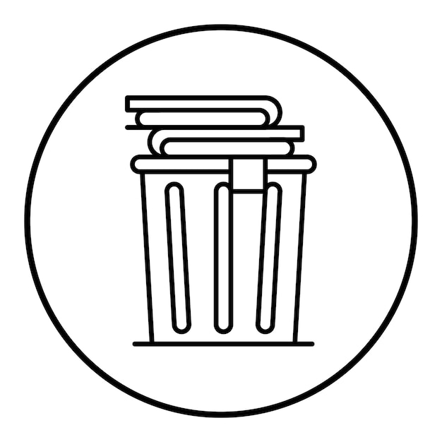 El icono vectorial de la cesta de la ropa se puede usar para el conjunto de iconos de rutina de higiene