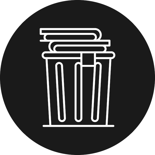 El icono vectorial de la cesta de la ropa se puede usar para el conjunto de iconos de rutina de higiene