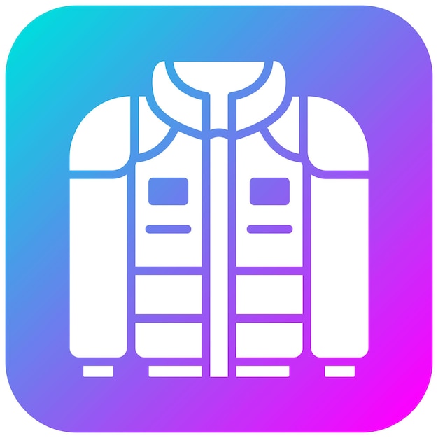 El icono vectorial de la chaqueta de carreras se puede usar para el conjunto de iconos de carreras automáticas