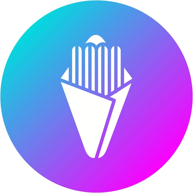 El icono vectorial de Churros se puede usar para el conjunto de iconos de dulces y caramelos