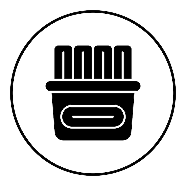 El icono vectorial de Churros se puede usar para el conjunto de iconos de panadería