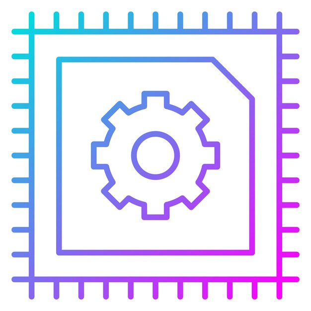 El icono vectorial de cibernética se puede utilizar para el conjunto de iconos de análisis de datos