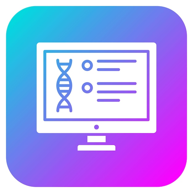 El icono vectorial de ciencias de la computación se puede utilizar para el conjunto de iconos de investigación y ciencia