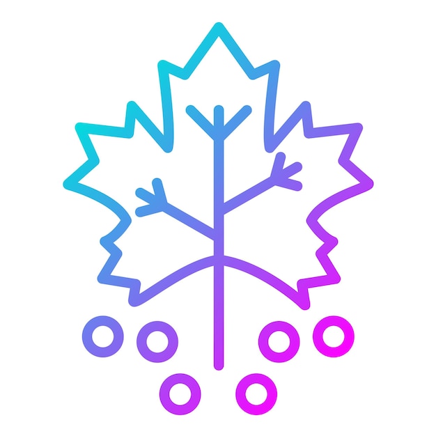 El icono vectorial de cilantro se puede usar para el conjunto de iconos de World Cuisine