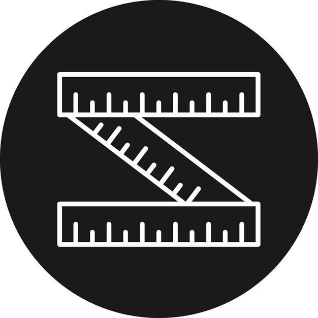 El icono vectorial de la cinta de medición se puede utilizar para el conjunto de iconos del gimnasio