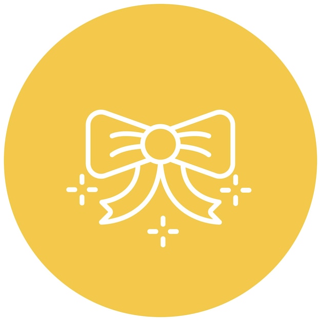 El icono vectorial de la cinta se puede usar para el conjunto de iconos de Carnaval