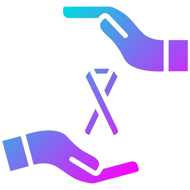 El icono vectorial de la cinta rosada se puede usar para el conjunto de iconos de quimioterapia