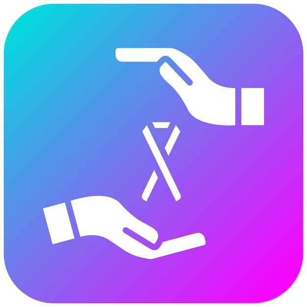El icono vectorial de la cinta rosada se puede usar para el conjunto de iconos de quimioterapia