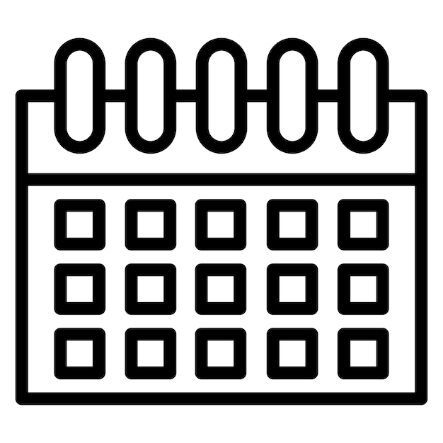 Icono vectorial de la cita del barbero Ilustración del conjunto de iconos del salón de peluquería
