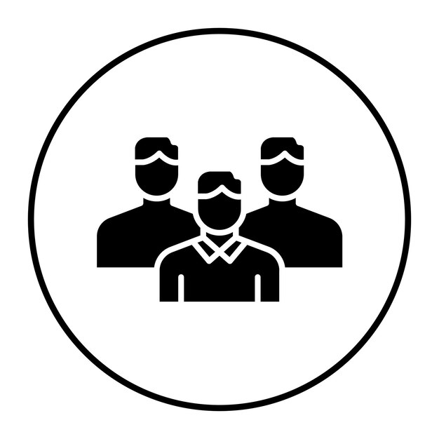 El icono vectorial del cliente se puede utilizar para el conjunto de iconos del supermercado
