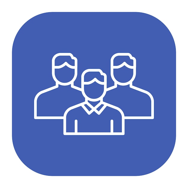 El icono vectorial del cliente se puede utilizar para el conjunto de iconos del supermercado