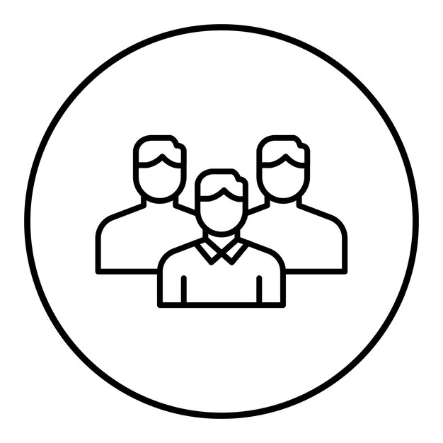 El icono vectorial del cliente se puede utilizar para el conjunto de iconos del supermercado