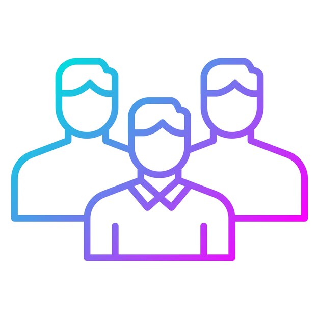 El icono vectorial del cliente se puede utilizar para el conjunto de iconos del supermercado