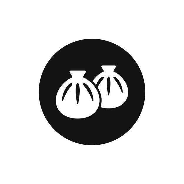 Icono vectorial de la cocina china de Dim Sum