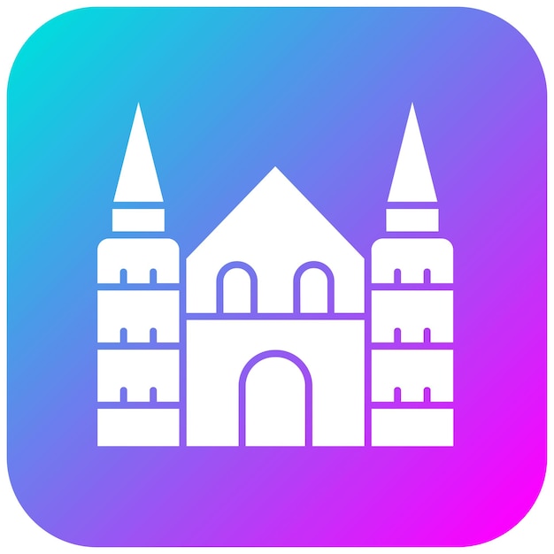 El icono vectorial de Colonia se puede utilizar para el conjunto de iconos de puntos de referencia