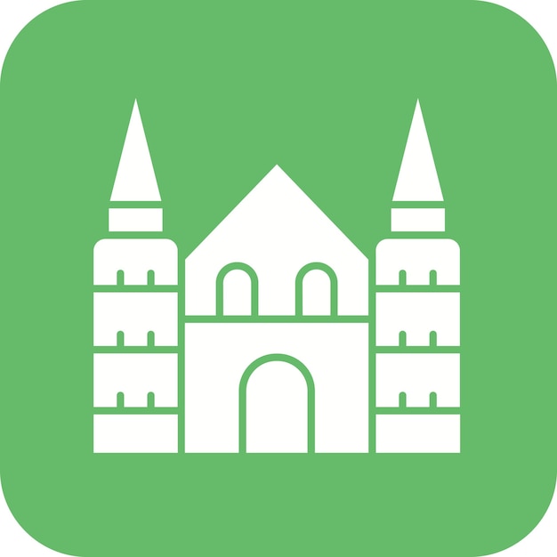El icono vectorial de Colonia se puede utilizar para el conjunto de iconos de puntos de referencia
