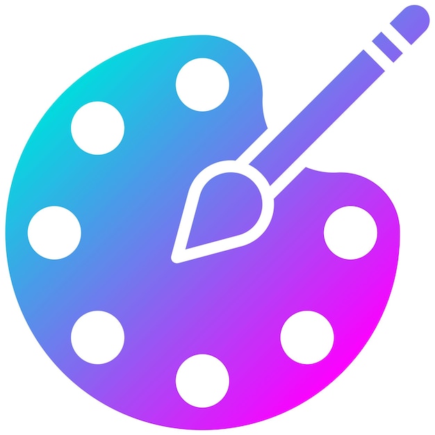 El icono vectorial de color del diseño se puede utilizar para el conjunto de iconos de Art and Craft Supplies
