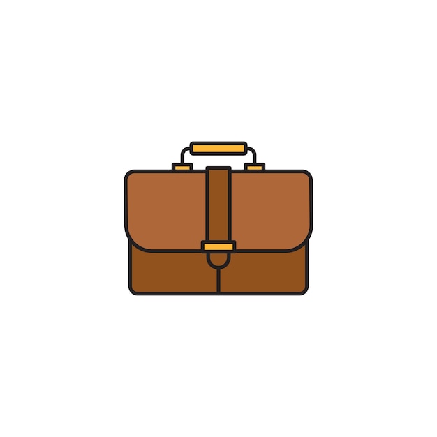 Icono vectorial de color en el fondo blanco