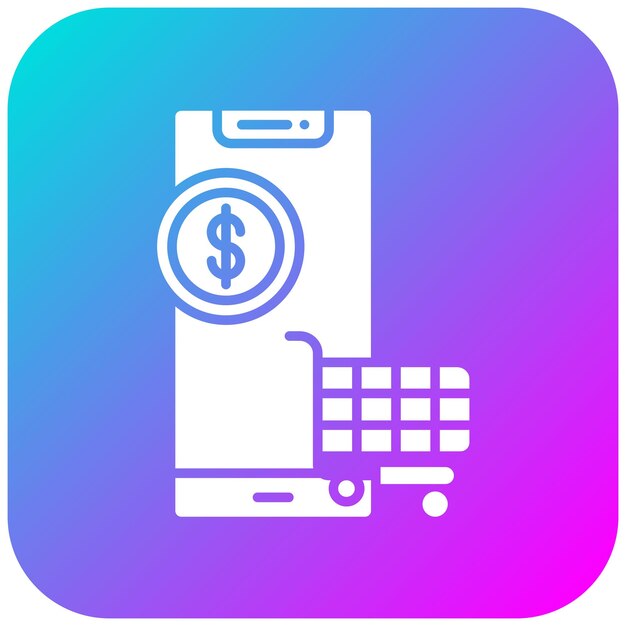 El icono vectorial de comercio electrónico se puede utilizar para el conjunto de iconos de Smart City