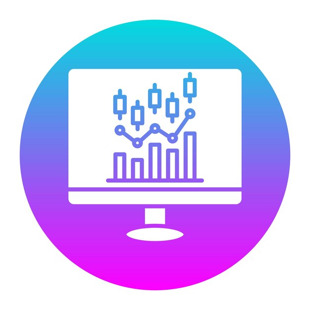 El icono vectorial de comercio en línea se puede utilizar para el conjunto de iconos de negocios basados en el hogar