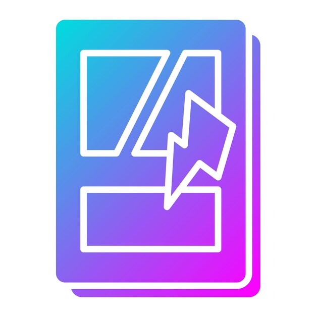 El icono vectorial del cómic se puede usar para el conjunto de iconos de la biblioteca