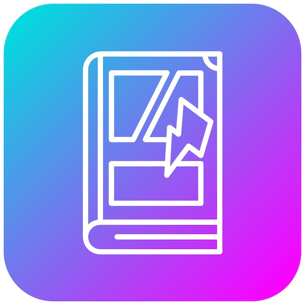 El icono vectorial del cómic se puede usar para imprimir un conjunto de iconos