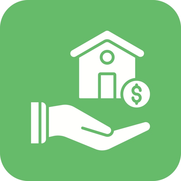 El icono vectorial de compra de casas se puede utilizar para el conjunto de iconos de bienes raíces