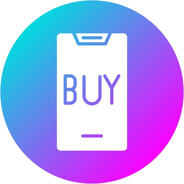El icono vectorial de compra en línea se puede utilizar para el conjunto de iconos de compras y comercio electrónico