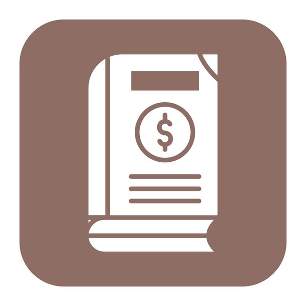 El icono vectorial de contabilidad se puede utilizar para el conjunto de iconos de crédito y préstamo