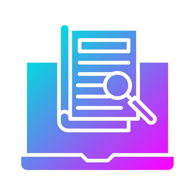 El icono vectorial de contenido en línea se puede utilizar para el conjunto de iconos de codificación y desarrollo