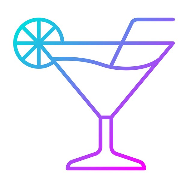 El icono vectorial de la copa de bebida se puede usar para el conjunto de iconos de otoño