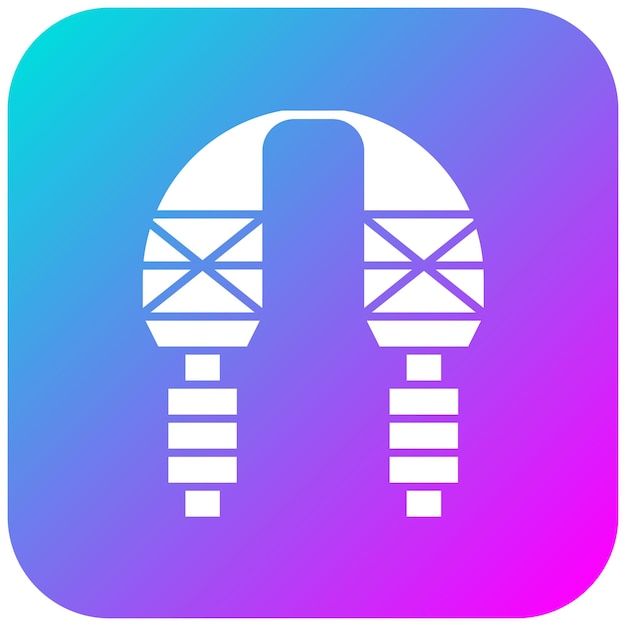 El icono vectorial de la correa de la cámara se puede utilizar para el conjunto de iconos de fotografía