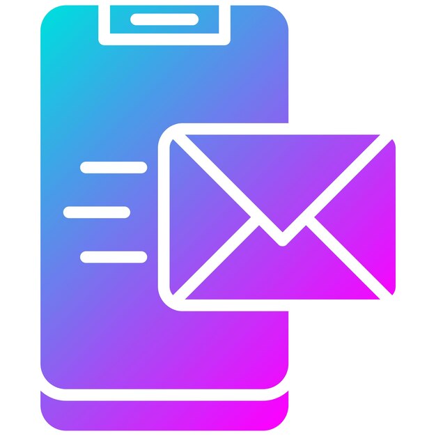 El icono vectorial de correo electrónico se puede utilizar para el conjunto de iconos de contacto con nosotros