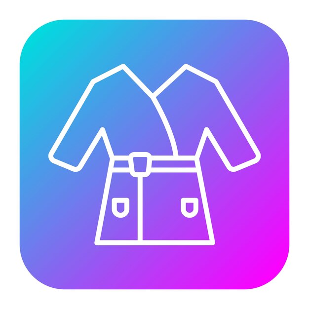 El icono vectorial de la cuerda de baño se puede usar para el conjunto de iconos del spa