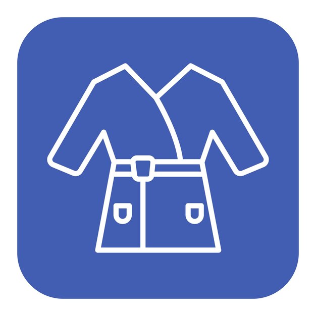 El icono vectorial de la cuerda de baño se puede usar para el conjunto de iconos del spa